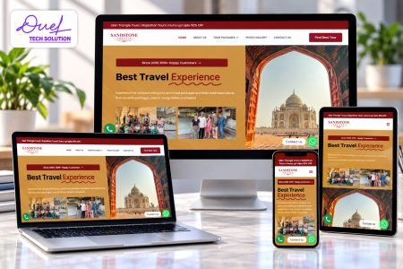 Responsive Sandstone Travels Workspace