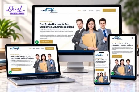 Tax2Bridge Responsive Office Mockup